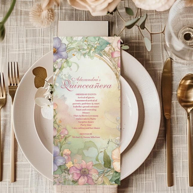 Blush Pink Floral Quinceanera Celebration (Creator Uploaded)