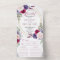Blush Pink Floral Recipe Bridal Shower Invitation