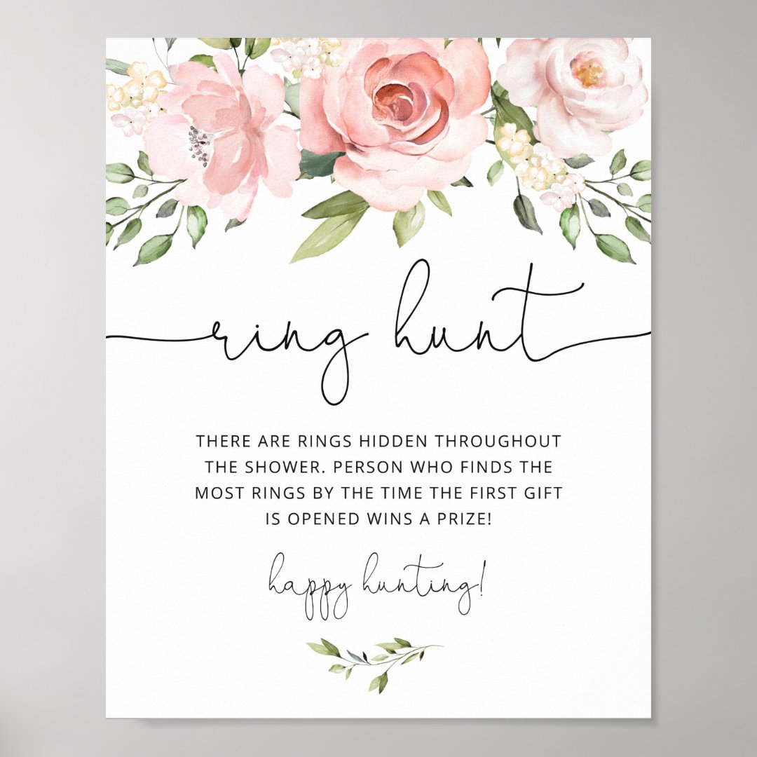 thumbnail image 2 of Lillian Rose Bridal Shower Games - Put A Ring On It & Ring Hunt Party Games Set (25 Guests) 2 of 9