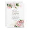 Blush Pink Floral Roses White Bridal Shower