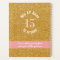 Blush Pink Flowers Glitter Quinceañera Planner