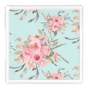 Blush Pink Vanity Trays Zazzle