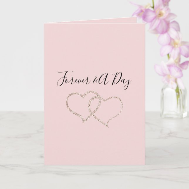 Blush Pink Forever Wedding Card (Orchid)