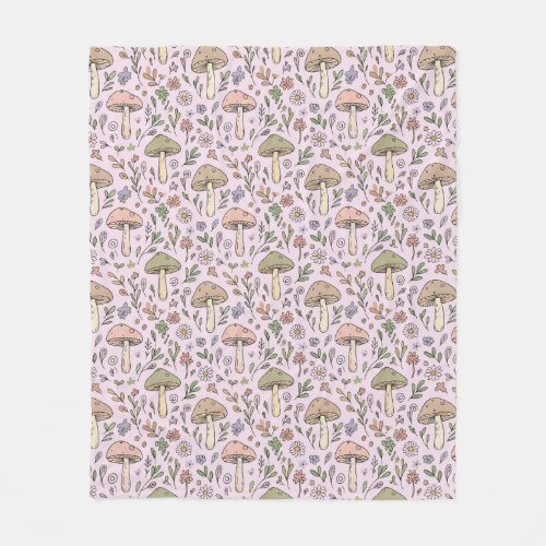 Blush Pink Fungi | Cute Botanical Baby Shower Gift