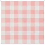 Blush Pink Gingham Check Pattern Fabric