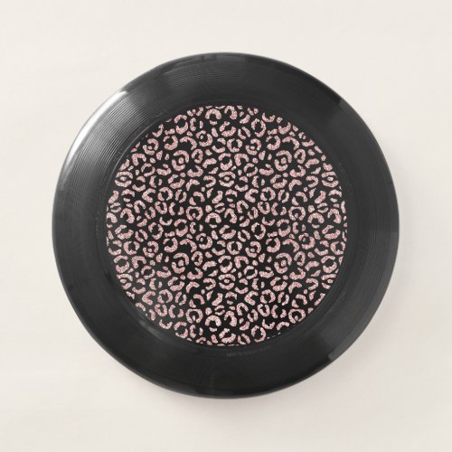 Blush Pink Glam Glitter Leopard Wham_O Frisbee