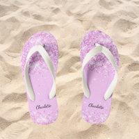 Blush pink glitter drips name girl 
