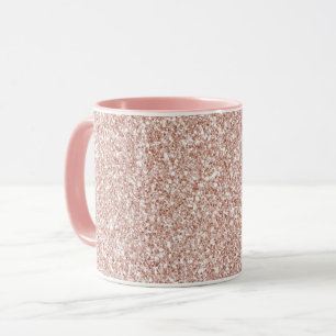 Blush Pink Glitter Mug