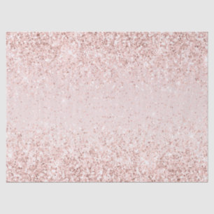 Blush Pink Glitz Glitter Sparkle Tissue Paper