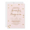 Blush pink & gold confetti modern engagement party