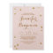 Blush pink & gold confetti modern engagement party