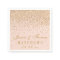 Blush Pink & Gold Confetti Wedding