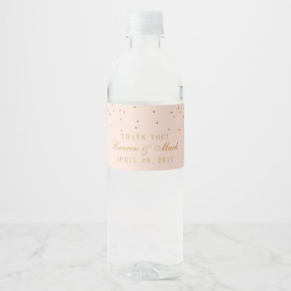 wedding water bottle