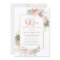 Blush Pink Gold Floral 90th Birthday Party