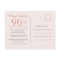 Blush Pink Gold Floral 90th Birthday Party