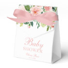 Blush Pink Gold Floral Baby Sower Elegant