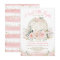 Blush Pink Gold Floral Pumpkin Girl Baby Shower