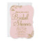 Blush Pink Gold Glitter Bridal shower Invitation