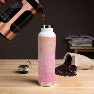 Blush Pink Gradient Sparkle Bottle