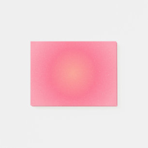 Blush Pink Gradient Sparkle Sticky Notes