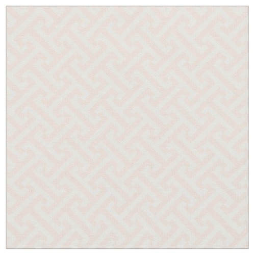 Blush Pink Greek Key Pattern Fabric