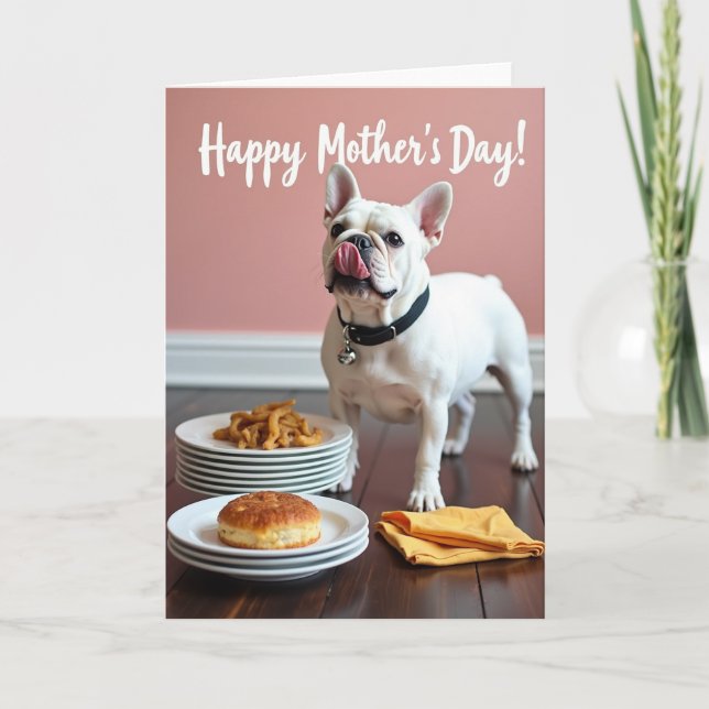 Blush Pink Happy Mothers Day Card (Front)