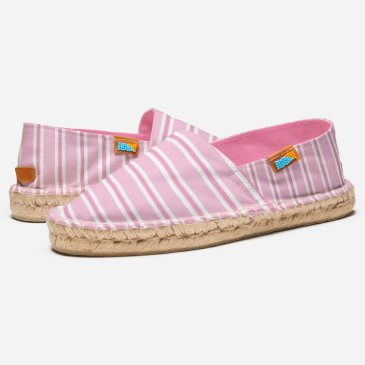 Blush Pink, Hot Pink & White Striped