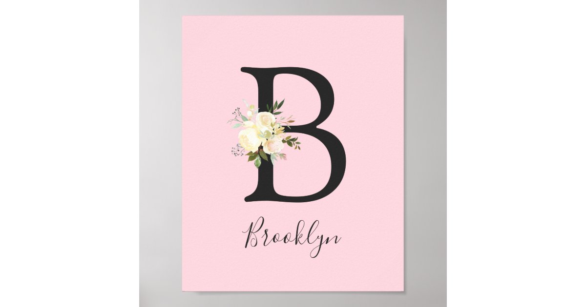 Blush Pink Letter B Nursery Name Wall Art Zazzle Com - Letter B Wall Decor Blush Pink Letter B Nursery Name Wall Art Zazzle Com - Letter B Wall Decor