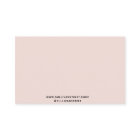 Blush Pink Logo Hoop Earrings Display Card