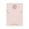 Blush Pink Logo Necklace Display Card