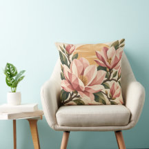 Blush Pink Magnolia Botanical Art