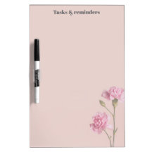 Blush pink minimal floral and custom title