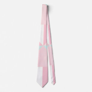Blush Pink Mint Abstract Popular Collection Neck Tie