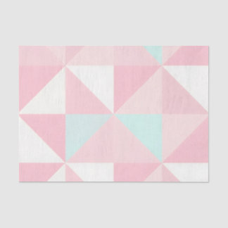 Blush Pink Mint Abstract Popular Collection Tissue Paper