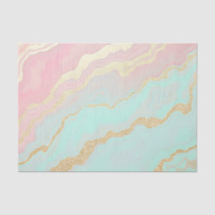 Blush Pink Mint Gold Luxury Popular Collection Tissue Paper