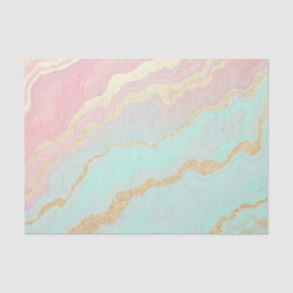 Blush Pink Mint Gold Luxury Popular Collection Tissue Paper