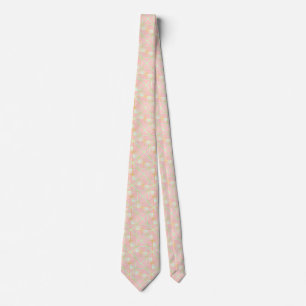 Blush Pink Mint Gold Luxury Trendy Collection Neck Tie