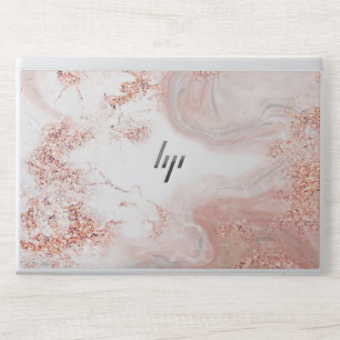 Blush pink, Modern, stylish, trendy, cute. HP Laptop Skin