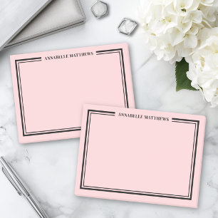 Blush Pink Monogram Post-it Notes