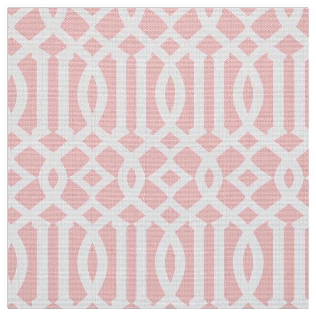 Blush Pink Moroccan Pattern | Fabric (Swatch)