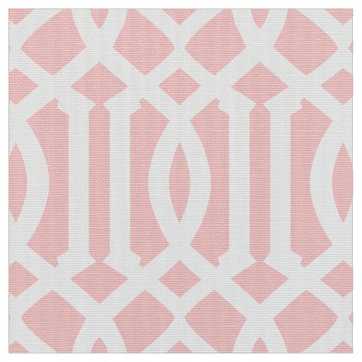 Blush Pink Moroccan Pattern | Fabric