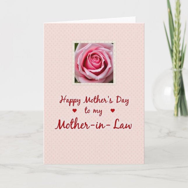Blush Pink Mother Card (Front)