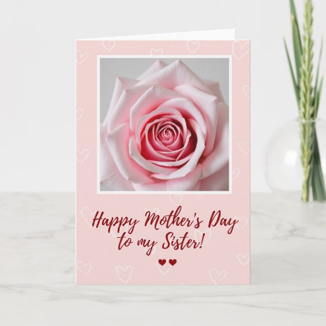 Blush Pink Mothers Love Card (Front)