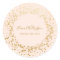 Blush Pink Ombre Gold Confetti Dots Creative  