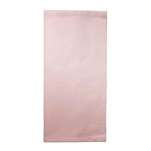 Blush Pink Peach Ombre Cloth Napkin (Half Fold)