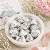 Blush Pink Peony Floral 30th Birthday  Hershey®'s Kisses®
