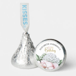 Blush Pink Peony Floral 50th Birthday  Hershey®'s Kisses®