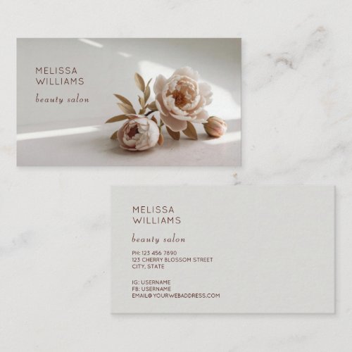 Blush Pink Peony Flower Photo