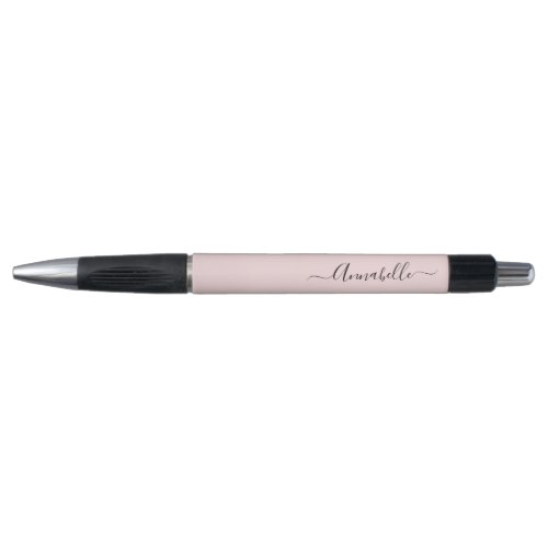 Blush Pink Personalized Name Script Pen