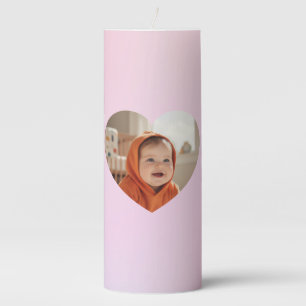 Blush Pink Personalized Soy Candle - Custom Gift